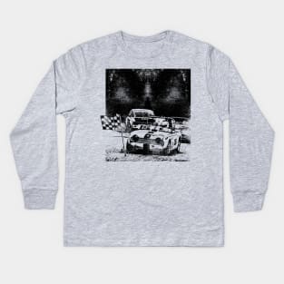 Vintage racing Kids Long Sleeve T-Shirt